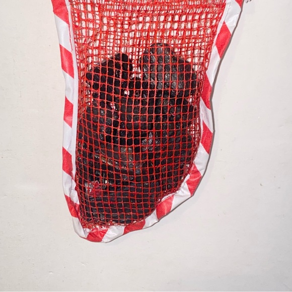 Vintage 1984 Naughty Stocking Genuine American Coal in Mesh Christmas Stocking - Picture 3 of 8